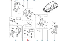 Dokker Fren Kaliper Pimi Takım Şema