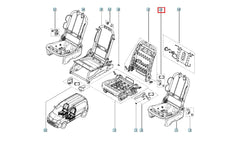 Kangoo Koltuk Yatırma Kolu Şema