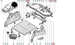 Megane Kapı Döşemesi Ve Kaplama Klipsi Şema