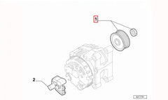Doblo Alternatör Kasnağı Şema