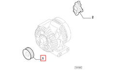 Pratico Alternatör Kasnağı Şema