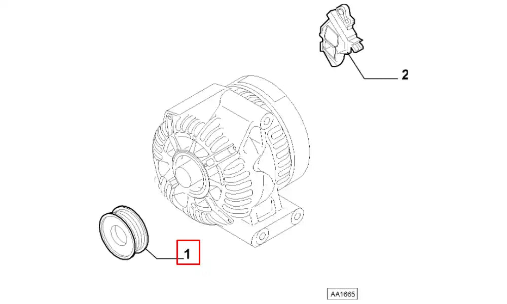 Mito Alternatör Kasnağı Şema Mito Alternatör Kasnağı Şema
