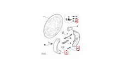 Siena Arka Fren Balatası Şema