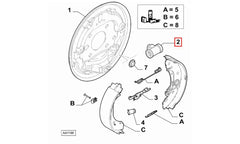 Punto Arka Fren Merkezi Şema
