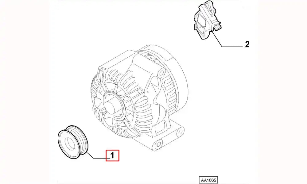 Scudo Alternatör Kasnağı Şema Scudo Alternatör Kasnağı Şema