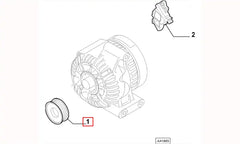 Ducato Alternatör Kasnağı Şema