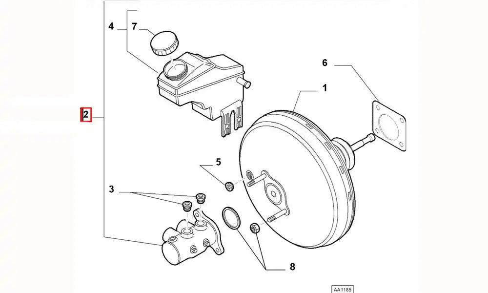 Fiorino Fren Ana Merkezi Şema Fiorino Fren Ana Merkezi Şema