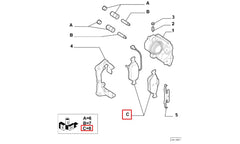 Doblo Ön Fren Balatası Şema