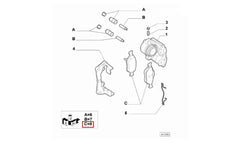 Panda Ön Fren Balatası Şema