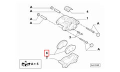 Ducato Arka Fren Balatası Şema