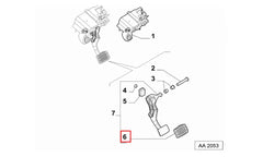 Egea Fren Pedal Lastiği Şema
