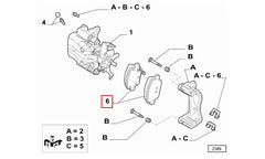 Egea Arka Fren Balatası Şema