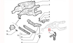 Brava Çamurluk Bağlantı Sacı Şema