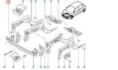 Clio Tampon Demiri Bağlantı Ayağı Şema