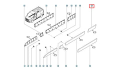 Trafic Çamurluk Çıtası Şema