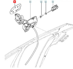 Megane Yakıt Depo Dış Kapağı Şema