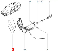 Megane Yakıt Depo Dış Kapağı Şema