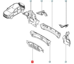 Clio Arka Panel Sacı Şema