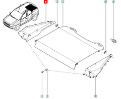 Duster Bagaj İç Kaplaması Şema
