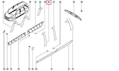 Lodgy Kapı Direk Bandı Şema