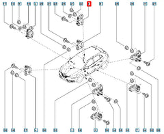 Megane Kapı Menteşesi Şema
