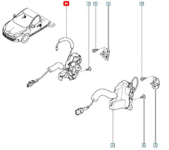 Megane Kapı Kilidi Şema