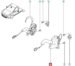 Megane Kapı Kilidi Şema