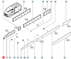 Trafic Kapı Çıtası Şema