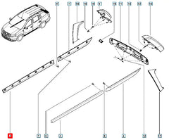 Clio Kapı Çıtası Şema