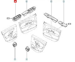 Laguna Cam Ve Ayna Kumanda Butonu Şema