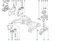 Trafic Motor Ön Bağlantı Takozu Şema