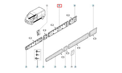 Trafic Kapı Çıtası Şema