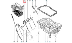 Laguna Motor Yağ Kapağı Ve Yağ Çubuğu Seti Şema