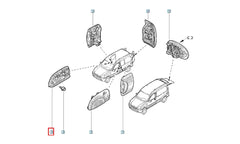 Kangoo Kapı Dış Açma Kolu Şema