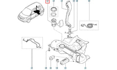 Clio Yakıt Depo Pompası Şema