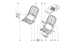 Logan Koltuk Yatırma Kolu Şema