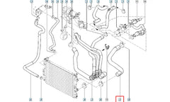 Megane Motor Radyatörü Üst Hortumu Şema