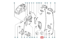 Trafic Kapı Dış Açma Kolu Şema