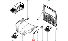 Kangoo Kaput Dayama Çubuğu Şema
