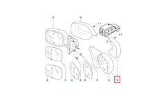 Kangoo Yan Ayna Kapağı Şema