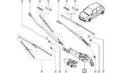 Clio Silecek Mekanizması Şema