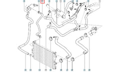 Megane Radyatör Genleşme Depo Hortumu Şema
