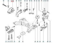 Megane Motor Ön Bağlantı Takozu Şema