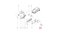Clio Kapı Kolu Şifre Yeri Kapağı Şema