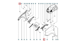 Megane Çamurluk Bağlantı Klipsi Şema