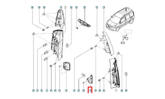 Kangoo Tampon Reflektörü Şema