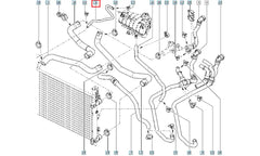 Clio Radyatör Genleşme Depo Hortumu Şema