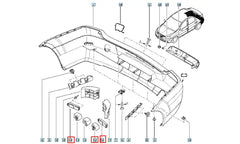 Logan Tampon İç Destek Plastiği Şema