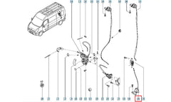 Master Bagaj Kilit Mekanizması Şema