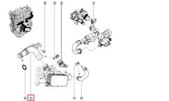 Master Motor Yağ Soğutucu Borusu Şema